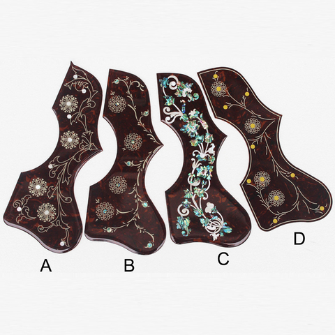 right hand and left hand J200 guitar pickguard, pickguards for J200 guitar,2mm thickness celluloid inlays Pick-guard, ► Photo 1/6