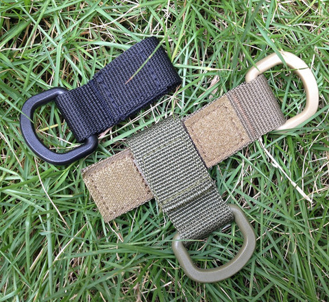 Carabiner Clip Tactical Backpack Military molle attach Nylon Webbing hanging buckle Quic kdraw Camp Hike Outdoor Webdom web tool ► Photo 1/1