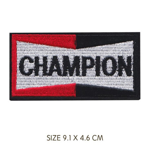 Champion Letters Iron On Embroidered Clothes Patches For Girl Woman Clothing Stickers Garment Wholesale ► Photo 1/6