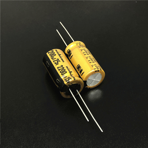 5pcs/20pcs 2200uF 25V NICHICON FW Series 12.5x25mm 25V2200uF HiFi Audio Capacitor ► Photo 1/2