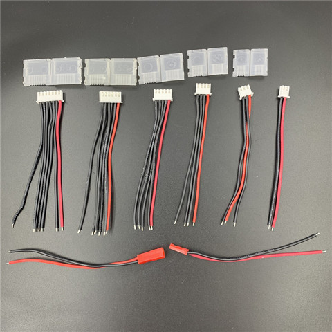 I Max Imax B6 Wire Lipo Battery Balancing Connectors 1S/2S/3S/4S/5S/6S Balance Cable Cover The Lock Jst Male Female Accessories ► Photo 1/6