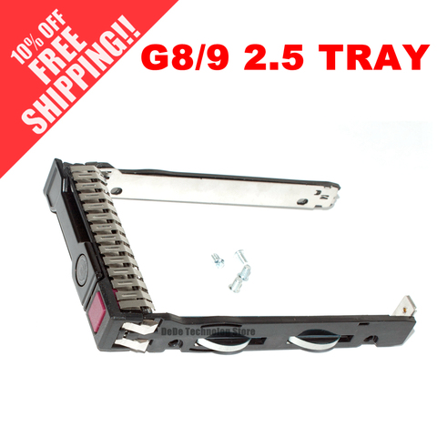 2.5'' SAS SATA HDD Caddy Bracket 651687-001 for HP G8 Gen8 Gen9 G9 DL380 DL360 DL160 DL385 2.5inch Server Tray with Chip ► Photo 1/6