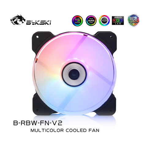 Bykski B-APRBW-FN-V2/B-RBW-FN-V2, RBW 120mm Constant Cooling Fan / Cooler, Compatible With 120/240/360/480mm Radiators ► Photo 1/6