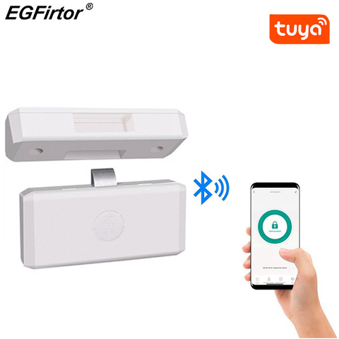 Tuya APP Smart Bluetooth Drawer NFC Lock Lockless Invisible No Hole Lock File Cabinet Lock Wardrobe Lock Drawer Switch ► Photo 1/6