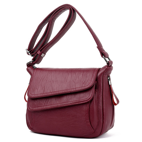 Summer Style Soft Leather Luxury Handbags Women Bags Designer Woman Messenger Shoulder Crossbody Bags For Women 2022 Sac A Main ► Photo 1/6