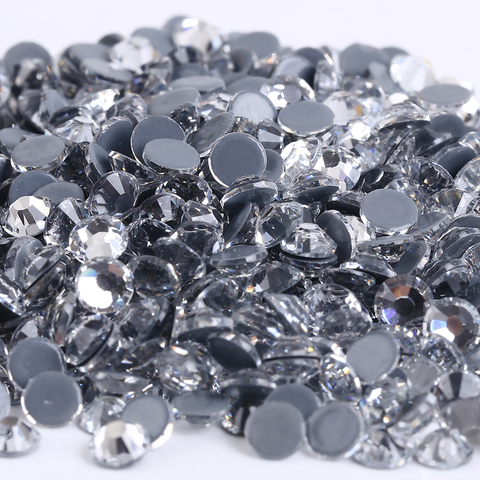 AAAA+ Best Quality Crystal Clear DMC Hot Fix Rhinestone More Shiny Super Bright Hotfix Iron On Stones.SS4-SS40 ► Photo 1/1