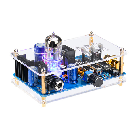 AIYIMA 6N11 Tube Headphone Amplifier Stereo Class A Audio Amp Tube Preamplifier Amplifier With Tone Adjustment For Home Theater ► Photo 1/6
