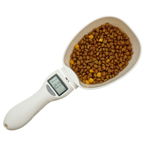 Pet Food Scale Electronic Measuring Tool For Dog Cat Feeding Bowl Measuring Spoon Kitchen Scale Digital Display 250ml ► Photo 1/6