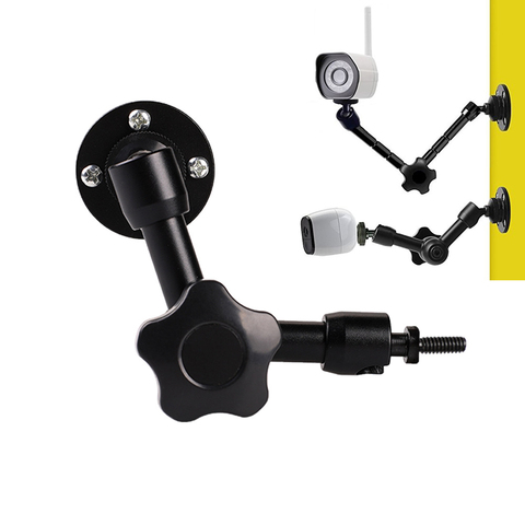 7/11 Inch Articulating Magic Arm Wall Mount 1/4 Screw Holder Stand for Webcam LED Light DSLR Camera Photo studio Accessories ► Photo 1/6