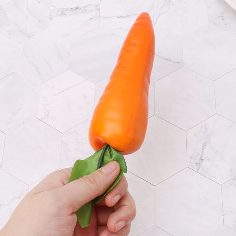 2022 New Lifelike Artificial Carrot Simulation Fake Vegetable Photo Props Home Kitchen Decoration Kids Teaching Toy ► Photo 1/6