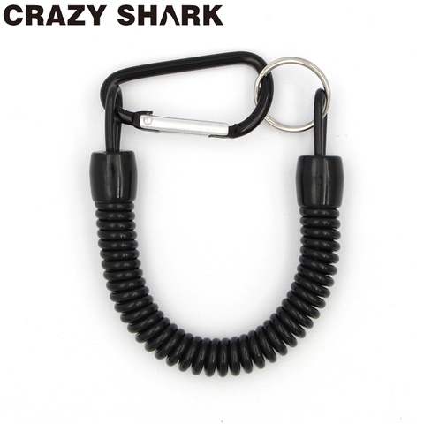 Crazy Shark 1pcs Fishing Ropes Fishing Tools Boat Camping Fishing Lanyards Spring Coil Secure Lip Grips Pliers Tackle Tool ► Photo 1/6