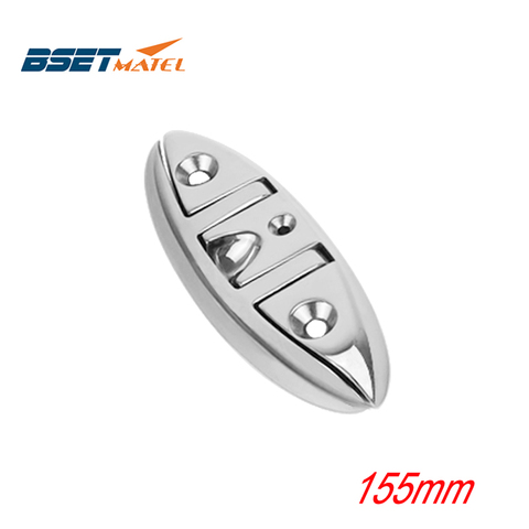 6 Inch Stainless Steel 316 Boat Flip Up Folding Pull Up Cleat Dock Deck marine hardware Line Rope mooring Cleat accessorie ► Photo 1/1