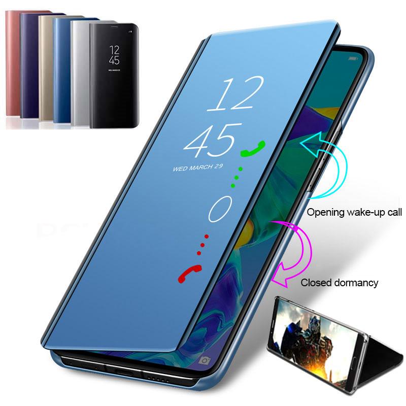 Mirror Flip Case For Samsung Galaxy A10 A30 A40 A50 A70 A80 M20 M30 J4 Plus J6 2022 S7 edge S8 S9 Plus S10 Note 10 Pro 8 9 Cover ► Photo 1/6