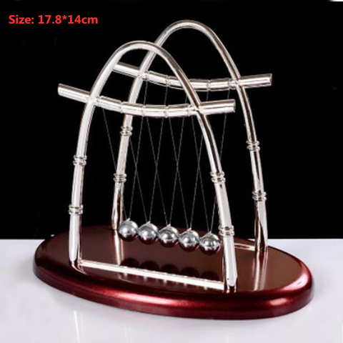 Newton's Cradle Toys Desk Table Decor Children Educational Toy Metal Balance Pendulum Ball Kids Toys Juguetes Antistress Game ► Photo 1/6