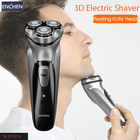 Enchen Electric Razor Face Shaver BlackStone 3D Electric Shaver For Men Washable USB Rechargeable Shaving Beard Machine Shaver ► Photo 1/6