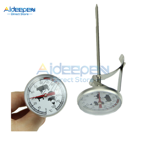 Stainless Steel Pocket Probe Thermometer Gauge For BBQ Meat Food Kitchen Cooking Instant Read Meat Temperature Meter ► Photo 1/6