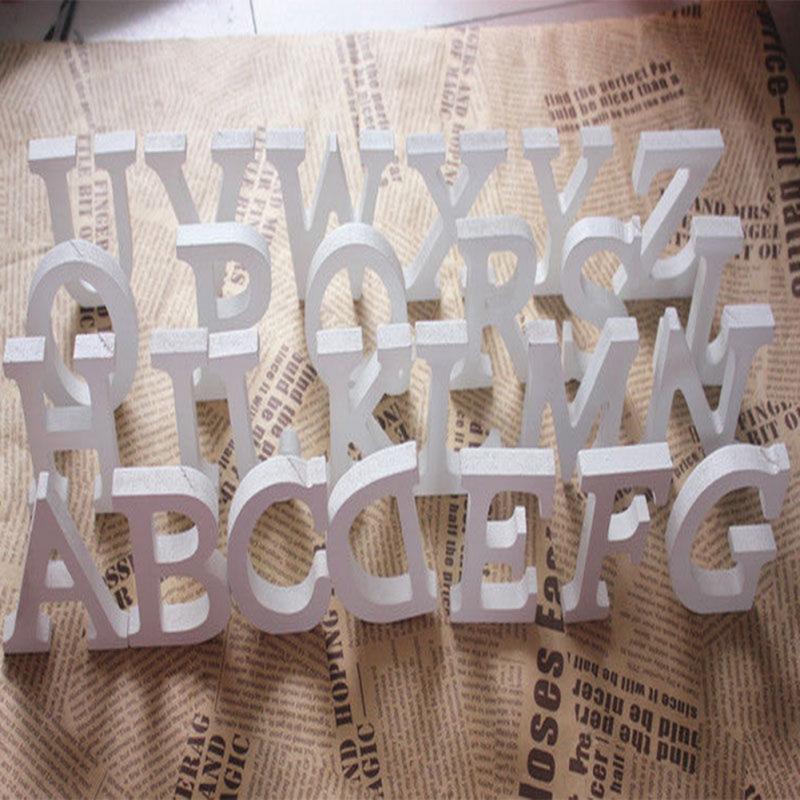 Wooden Letter Alphabet Word Free Standing Wedding Party Home Decoration S