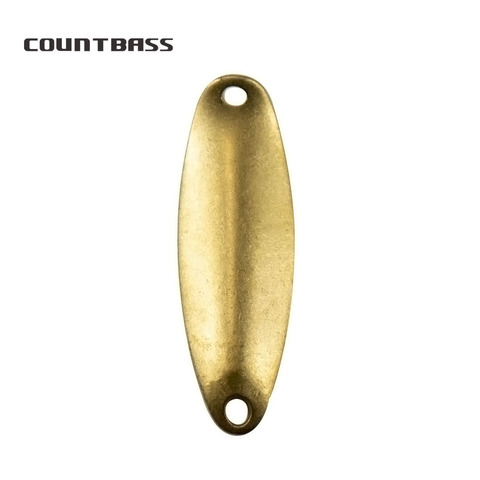 50pcs Brass Slim Salmon Fishing Spoon Blanks Size 1/8oz 3.7g, Bass Pike Lure Baits ► Photo 1/5