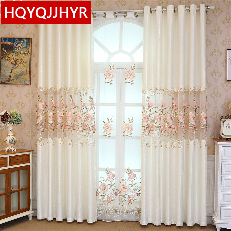 Embroidery curtains