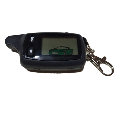 TOMAHAWK TW 9010 LCD Remote Control Keychain Key Fob TOMAHAWK TW9010 Two-Way Car Alarm System ► Photo 1/5