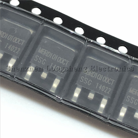 10PCS/LOT MBRD10100CT TO-252 10A/100V  SMD new original Schottky diode ► Photo 1/1