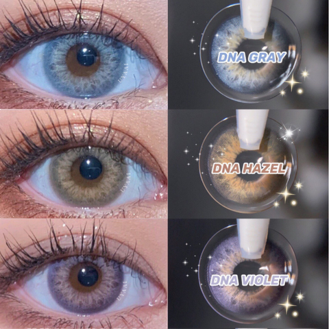 2pcs DNA Taylor Series Colored Contact Lenses Eye Natural Contact Lenses Blue Gray Color Contact Lens for Eye UYAAI ► Photo 1/6