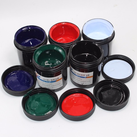 1Pc UV Photosensitive Inks Green PCB UV Curable Solder Resist Ink Solder Mask UV Ink Paste (black red blue white green) ► Photo 1/6