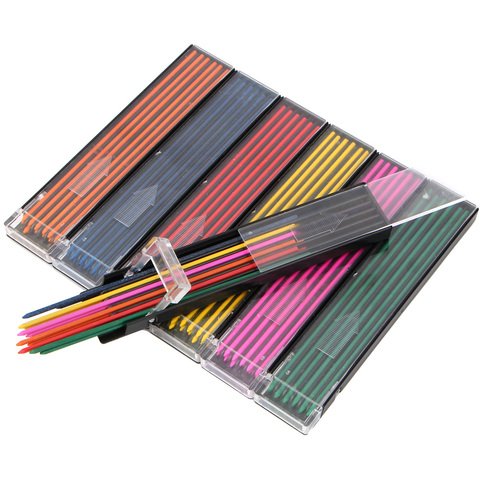 Real Direct Selling Portaminas Cute Mechanical Pencil 2.0 Mm Mechanical Pencil Color Lead Refill 12mm Bule Drawing Colored ► Photo 1/5