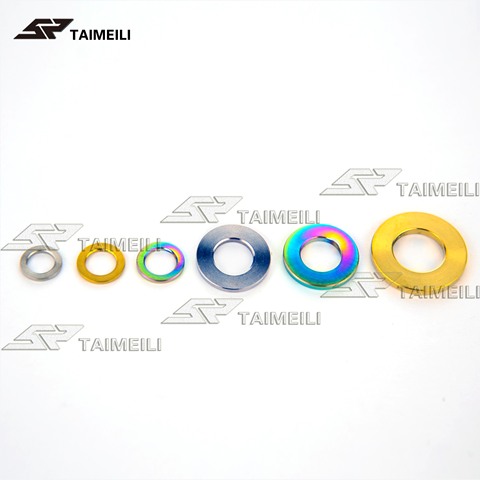 TAIMEILI Titanium alloy flat gasket m5m6m8m10 color gasket ► Photo 1/3