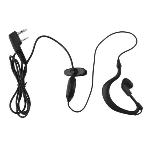 NEW 2 Pin Mic Headset Earpiece Ear Hook Earphone for Baofeng Radio UV 5R 888s ► Photo 1/6