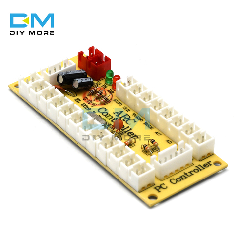 Zero Delay USB Joystick Board USB Encoder Arcade Joypad Button Control Board Indicator for MAME Module ► Photo 1/6