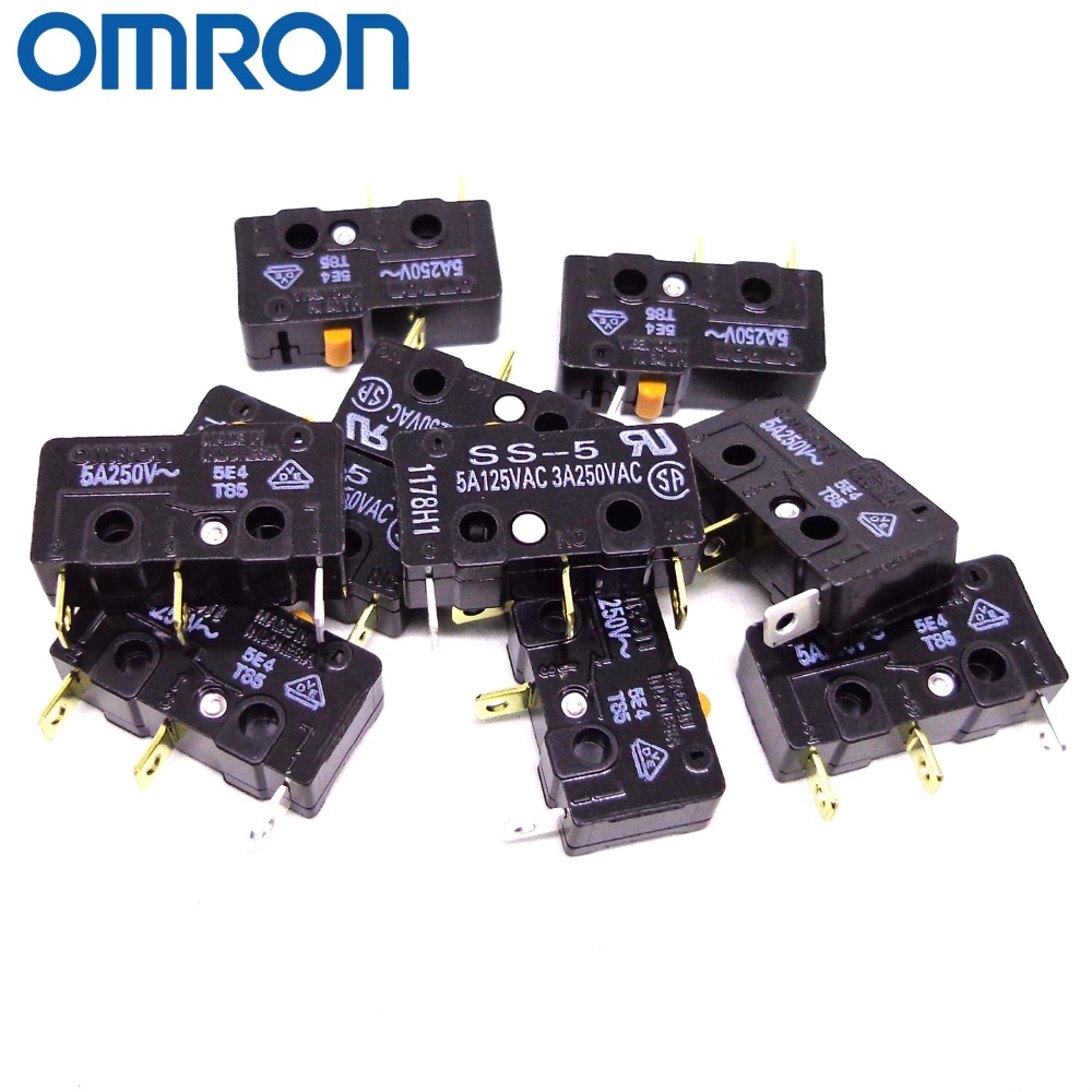 5PCS Original in New Omron SS-5GL13 Micro Limit Switch 5A 125VAC 3A 250VAC 