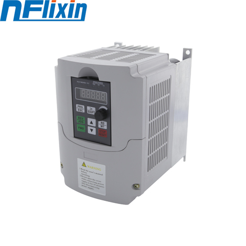 HOT! 4KW Single-phase Inverter Output 3-Phase VFD Frequency Converter Adjustable Speed 220V NFlixin 9600-1T-00400G ► Photo 1/4