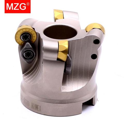 MZG EMRW 6R 5R RP 63 50 100 RPMT 1003 1204 Carbide Inserts End Mill Head Cutting Machining Round Nose Face Milling Cutter ► Photo 1/6