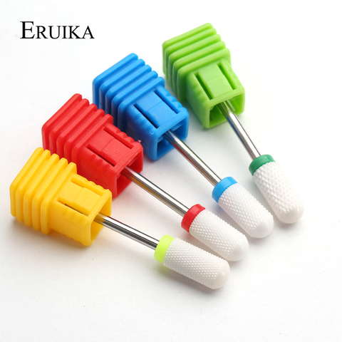 ERUIKA Ceramic Nozzle Nail Drill Bit Mill Cutter Electric Drill Manicure Machine Device Accessory Remove Acrylic Gel Polish ► Photo 1/5