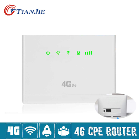 TIANJIE High Speed Dual Band Wireless Wifi Router With 3G 4G LTE Modem SIM Card Slot For Travel Business High Gain Antenna ► Photo 1/6