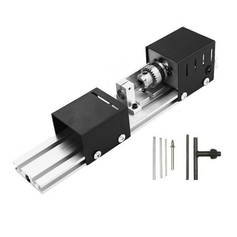 Mini Lathe Beads Machine DIY Woodworking Buddha Pearl Lathe Machinery Wood Lathe Standard for Grinding and Polishing ► Photo 1/4