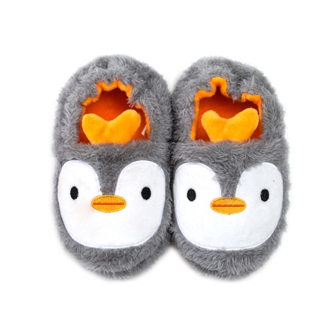 2022 Winter Cute Penguin Kids Slippers Comfortable Baby Warm Cotton Shoes Boys And Girls House Indoor Animal Plush Slippers ► Photo 1/6