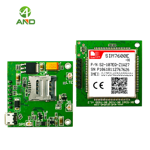 LTE CAT4 module board SIM7600E-H,4G LTE cat 4 breakout board,SIM7600E-H core board 1pc ► Photo 1/6