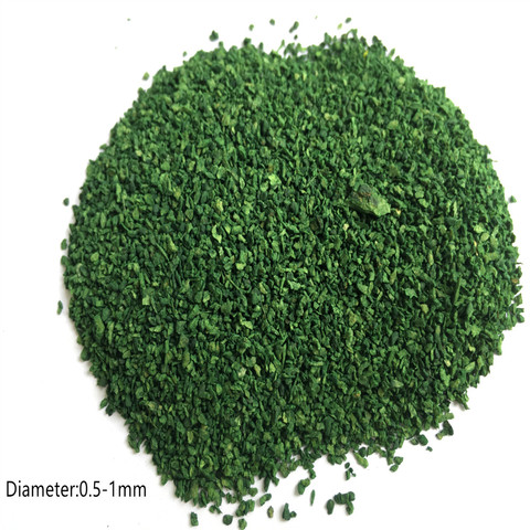 30g/lot Architecture 0.5mm-1mm Wood Tree Powder Flock Deep Green Grass For Ho Train Layout Diorama Building Materials ► Photo 1/6