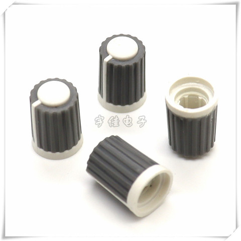 10 Pieces 12.5×18MM plastic knob D-axis 270° knob cap potentiometer knob volume adjustment knob cap ► Photo 1/5