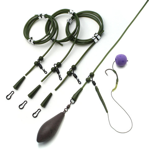3pcs Carp Fishing Equipment Hair Rig Quick Change Swivels For Fishing Accessories Carp Tubing Anti Tangle Sleeve Carp Tackle Set ► Photo 1/1
