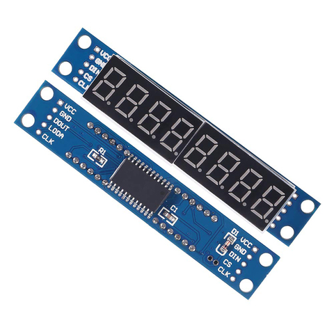 8 Digit 7 Segment Module MAX7219 8 Bit Digital Segment Tube LED Display Module for Arduino MCU/51/AVR/STM32 ► Photo 1/5