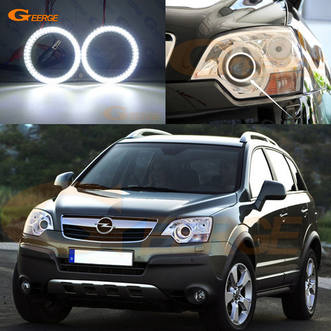 Excellent smd led Angel Eyes kit Ultra bright DRL For Opel Antara 2010 2011 2012 2013 2014 2015 Facelift Xenon Headlight ► Photo 1/6