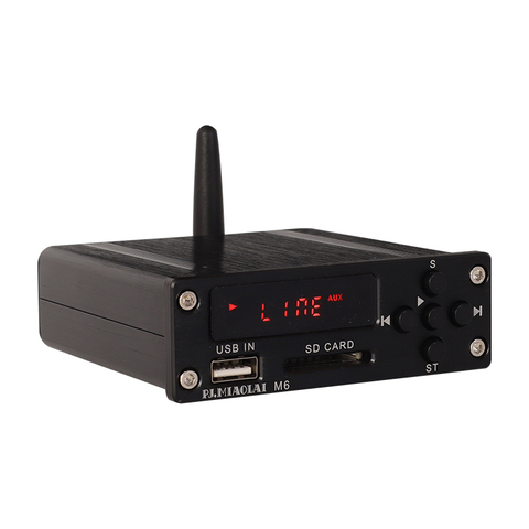 D66 MP3 HiFi Lossless Music Player Mini Pre-Amplifier Stereo Preamp USB SD Audio Decoder Preamplifier for Audio amplifier ► Photo 1/5