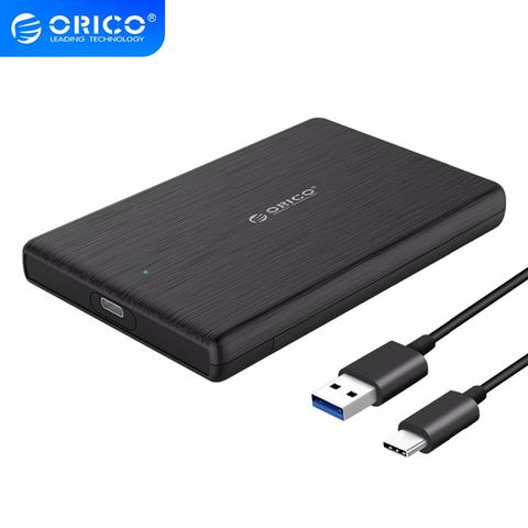ORICO 2.5 Inch USB3.1 HDD Case SATA3.0 Type-C External Hard Drive Disk Enclosure Highspeed Case for SSD Support UASP for Samsung ► Photo 1/6