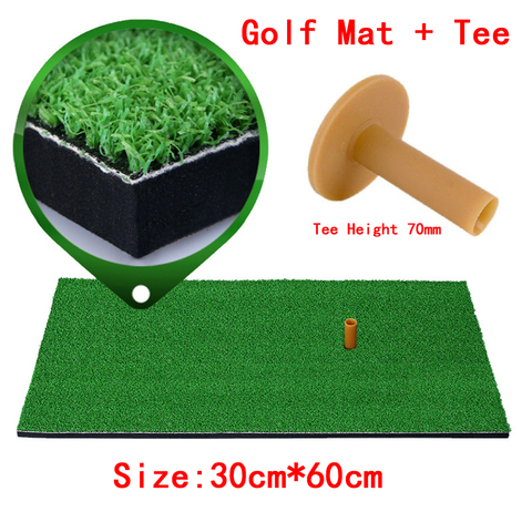 PGM Golf Mat Golf Training Aids Backyard  Outdoor Indoor Hitting Pad Practice Grass Mat Game Training Mat Grassroots with 1 TEE ► Photo 1/6
