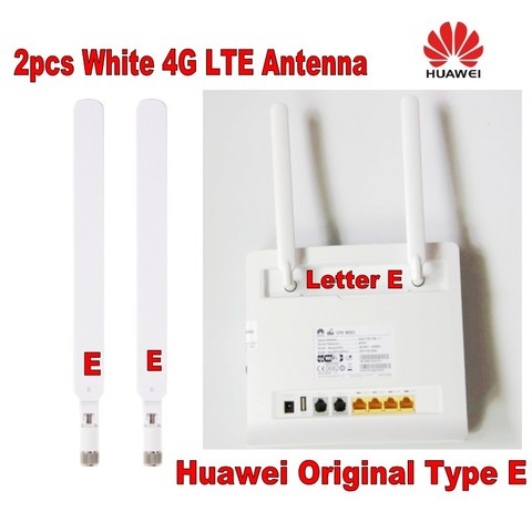 100% HUAWEI Original 4G LTE External 2x Antenna for B525 B593 E5186 B715 B535 and so SMA E-type ► Photo 1/6