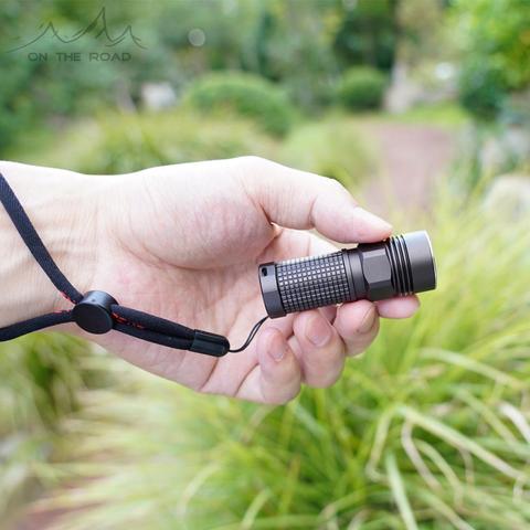 ON THE ROAD i3 Zoom Flashlight LED Flashlight Focusing Torch Rechargeable Flashlight keychain UltraBright Portable mini zoom ► Photo 1/6