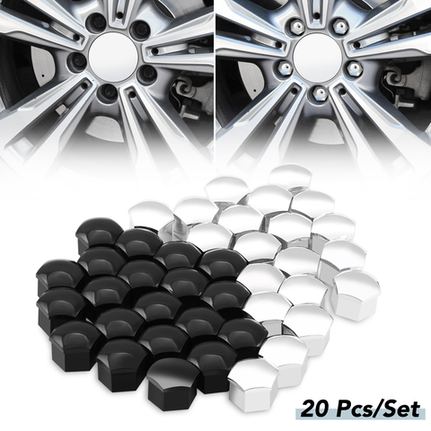 20Pcs Car Wheel Nut Caps Hub Screw Cover 17mm for Peugeot 108 208 GTI 308 T7 T9 3008 307 5008 508 107 108 207 2008 301 4007 4008 ► Photo 1/5